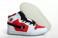 2019U air 1 jordan femme nike chaussures sport pas cher 2314 blanc noir rouge